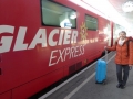 mit dem Glacier-Express von St. Moritz über Chur und den ...