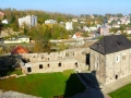 Blick auf die Burganlage vom Schwarzen Turm