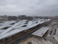 der neue Hauptbahnhof von oben