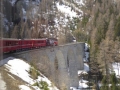 mit der Rhätischen Bahn über den Albula-Pass