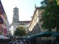Fußgängerzone mit Stiftskirche