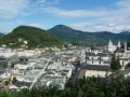 Blick vom Mönchsberg auf Salzburg