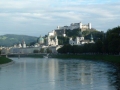 Blick auf die Stadt vom Müllnersteg