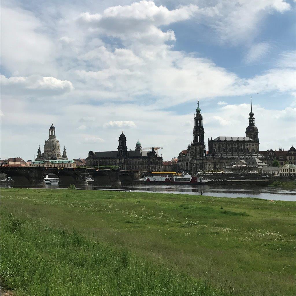 Blick auf die Dresdner Altstadt